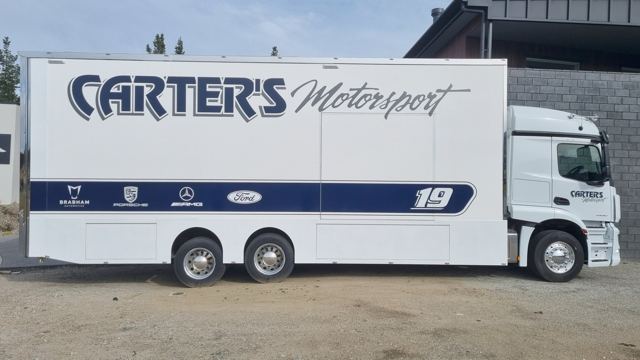 Carter's Motorsport transporter truck